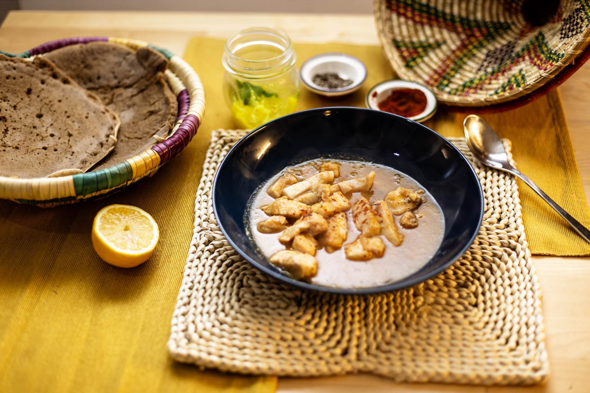 Äthiopisches Fisch Curry mit Abish Bockshornkleesamen Rezept